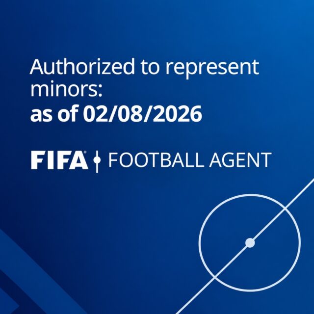 🇧🇷 Representação de Menores

Em 2 de agosto de 2026, concluí o curso FIFA “Representing Minors”, formação obrigatória para Football Agents que atuam na representação de menores.

Mais um passo na minha formação profissional e no compromisso com uma representação responsável.

FIFA Licensed Football Agent | CBF Registered Football Agent

🇬🇧 Representing Minors

On August 2, 2026, I successfully completed FIFA’s “Representing Minors” course, a mandatory training for Football Agents representing minors.

Another important step in my professional development and commitment to responsible player representation.

FIFA Licensed Football Agent | CBF Registered Football Agent

📲 Follow my work: @blouzada.agent

#FIFA #FootballAgent #RepresentingMinors #Football #PlayerRepresentation #LouzadaFootball